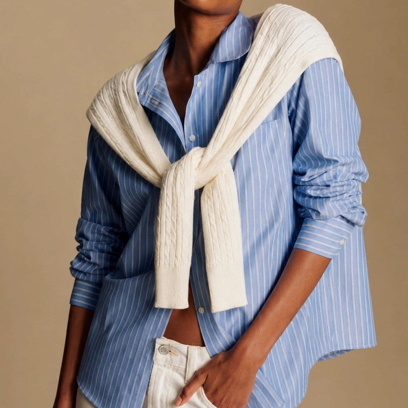 Nora Cable Knit Shoulder Wrap