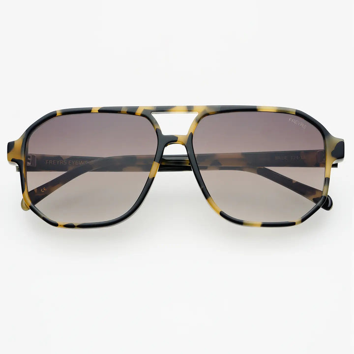 Billie Tortoise Aviator Sunglasses
