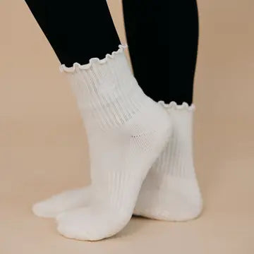 Oat Milk Grip Socks