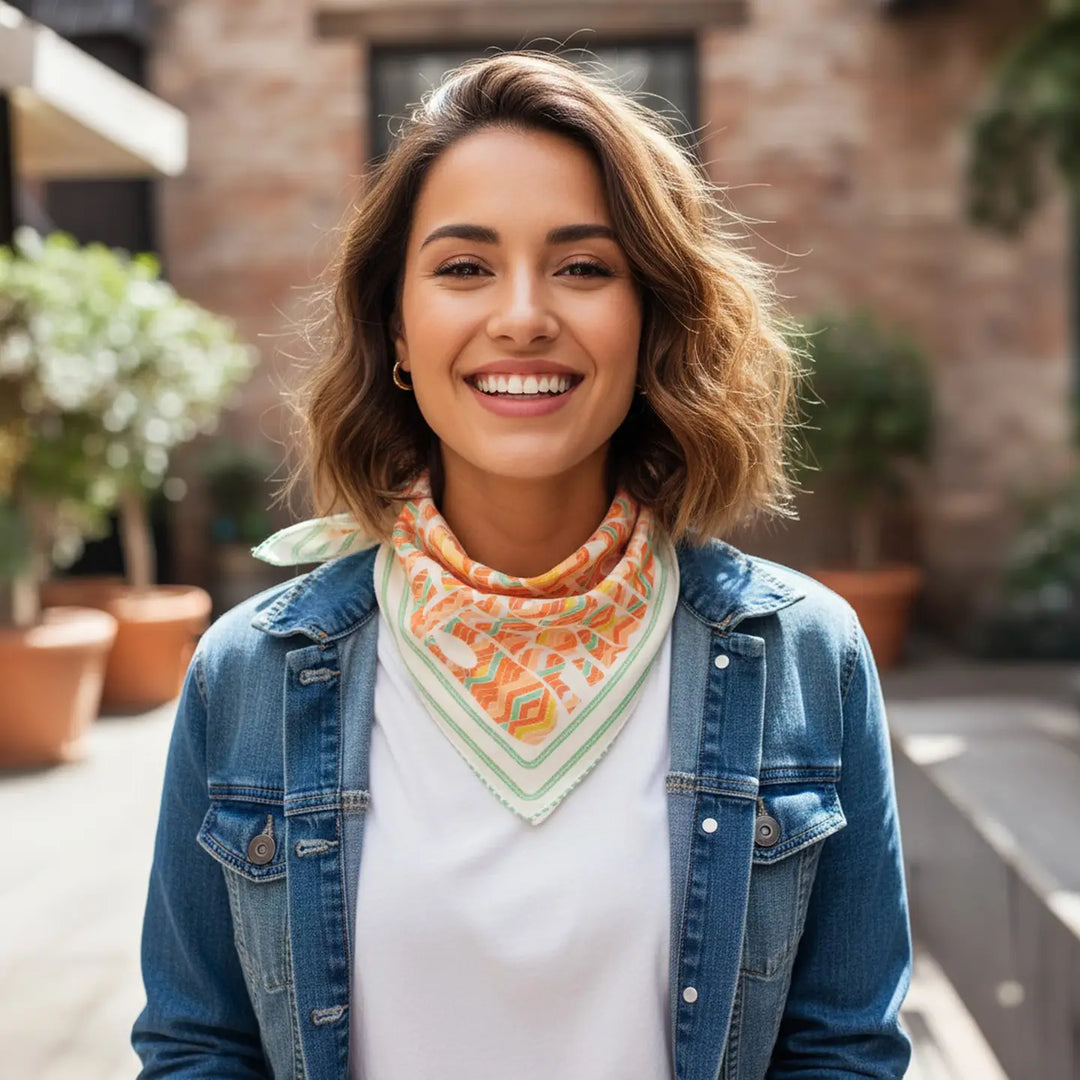 Abbie Abstract Print Scarf