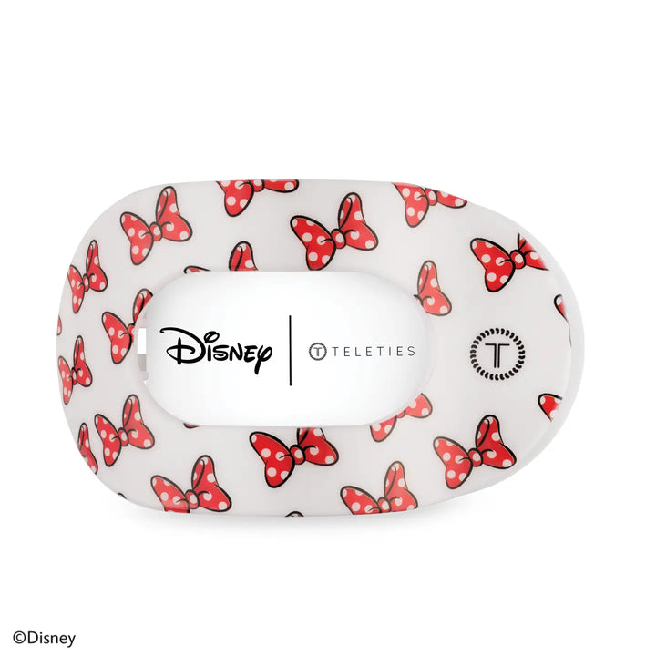 Teleties Minnie Mouse Bows Flat Round Clip, Large