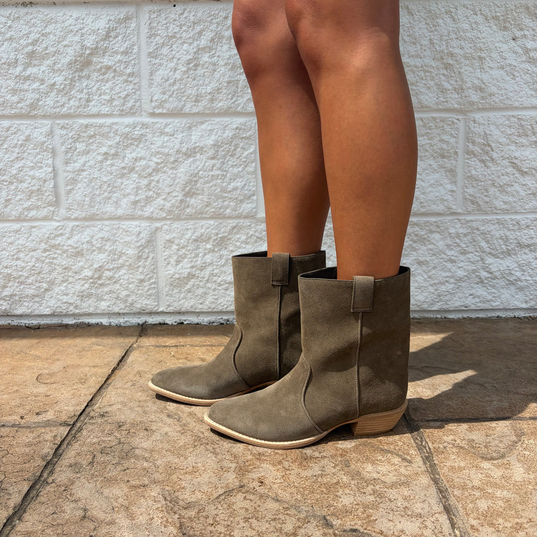 Jeffrey Campbell Busca in Khaki Suede