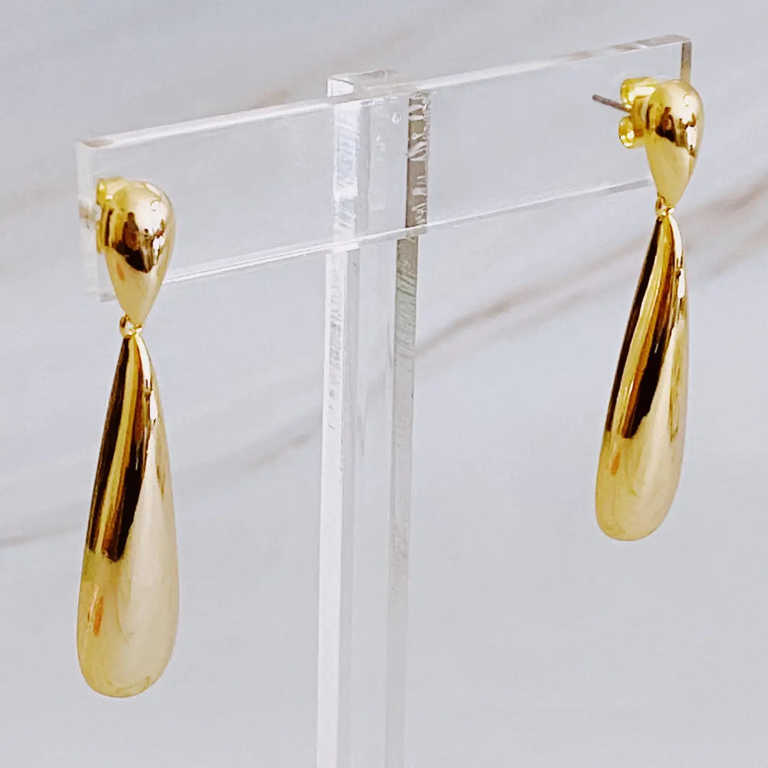 Double Teardrop Earrings