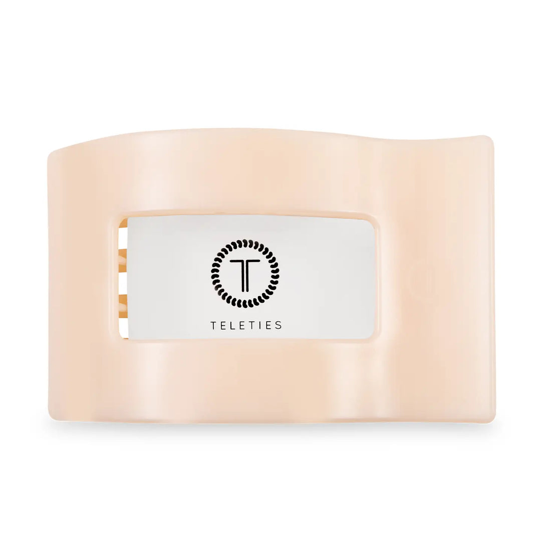 Teleties Rectangle Flat Clip, LARGE