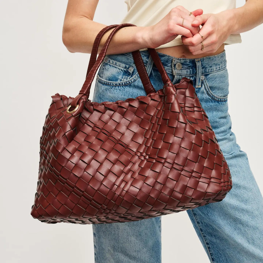 Natalie Woven Tote