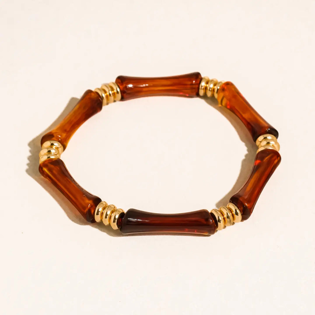 Alun Bamboo Resin Bangle Set