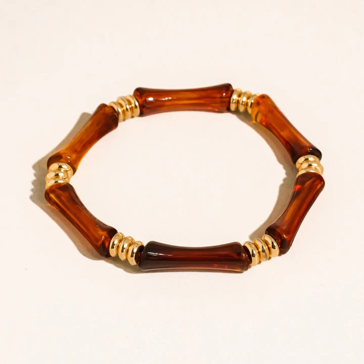 Alun Bamboo Resin Bangle Set