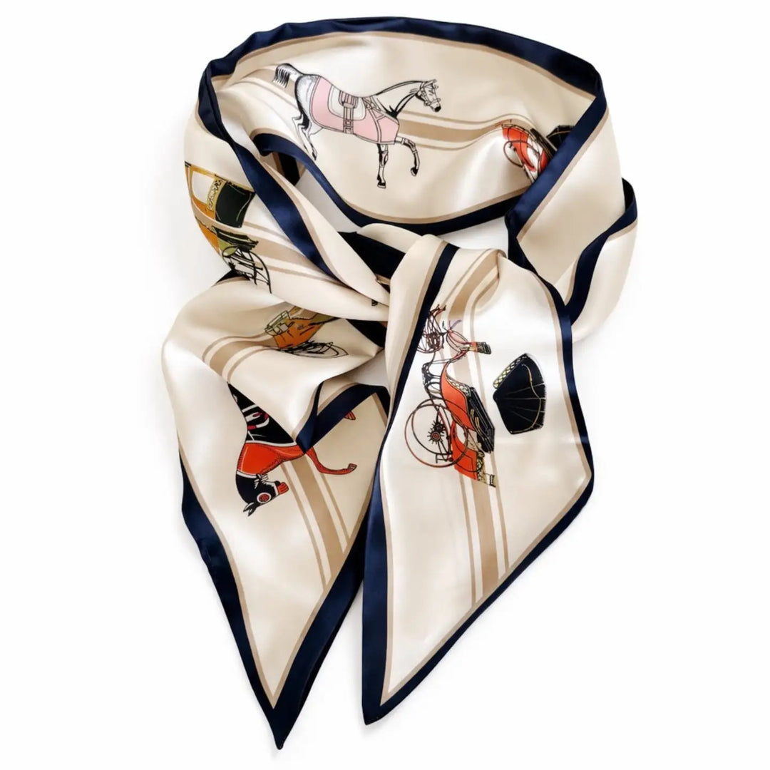 Horse & Carriage Jumbo Twilly Scarf