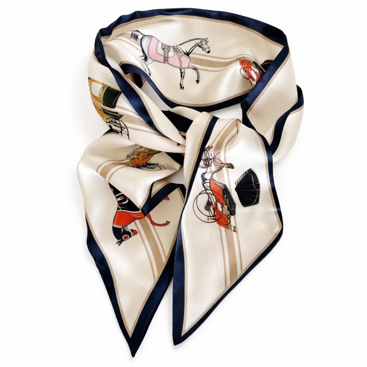 Horse & Carriage Jumbo Twilly Scarf
