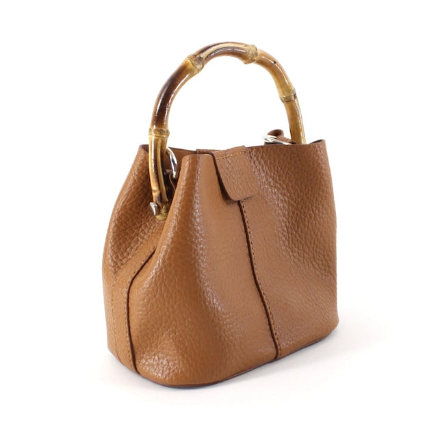 Claire Bamboo Top Handle Crossbody