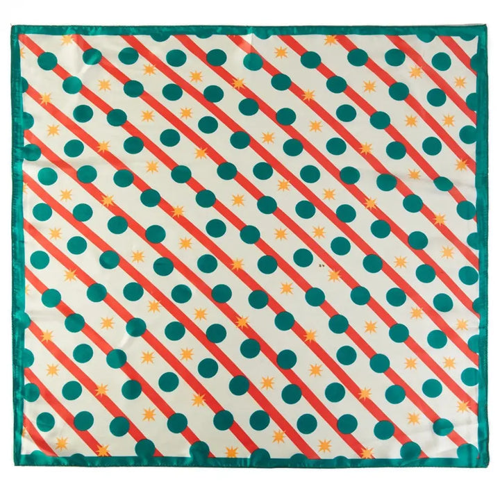 Festive Holiday Print Scarf