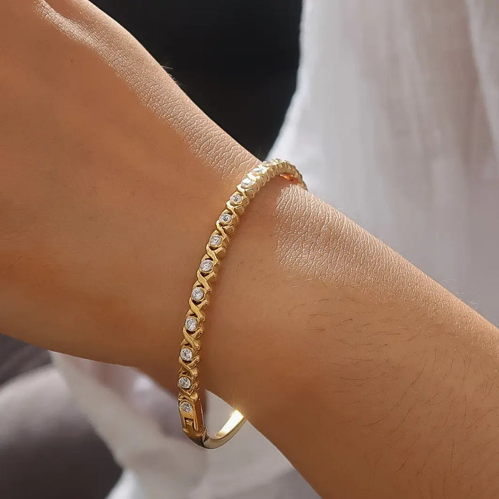 Séraphie Cz Cuff Bracelet