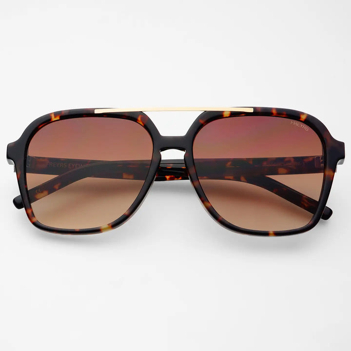 Freyrs Spencer Aviator Sunglasses in Brown