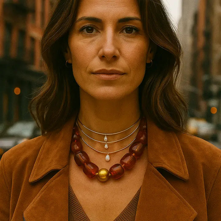Pebbles Beaded Necklace