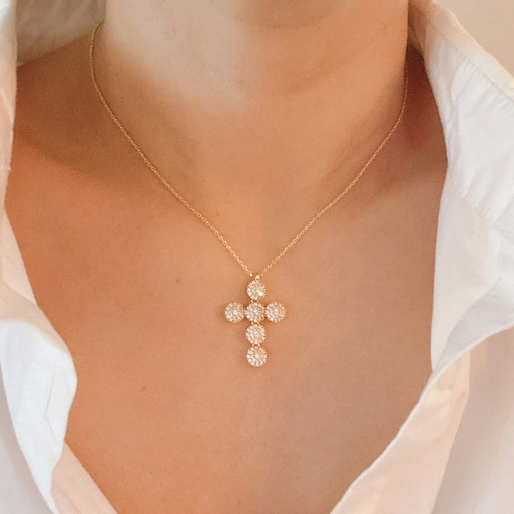 Sparkle Cross Necklace
