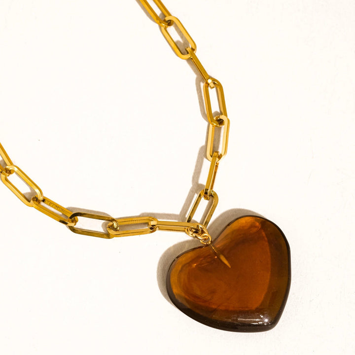 Rouelle Heart Chain Necklace