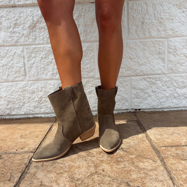 Jeffrey Campbell Busca in Khaki Suede