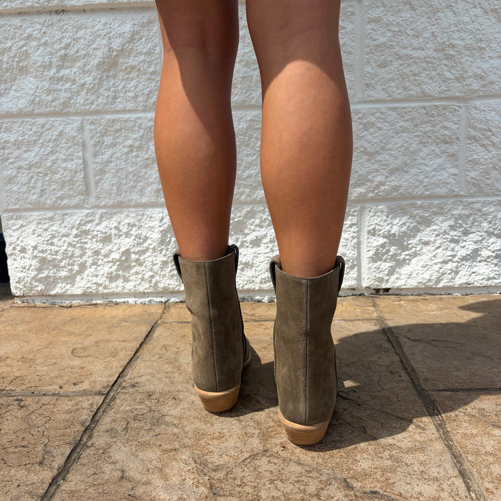 Jeffrey Campbell Busca in Khaki Suede