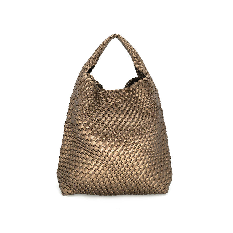 BC Woven Bag- Bronze