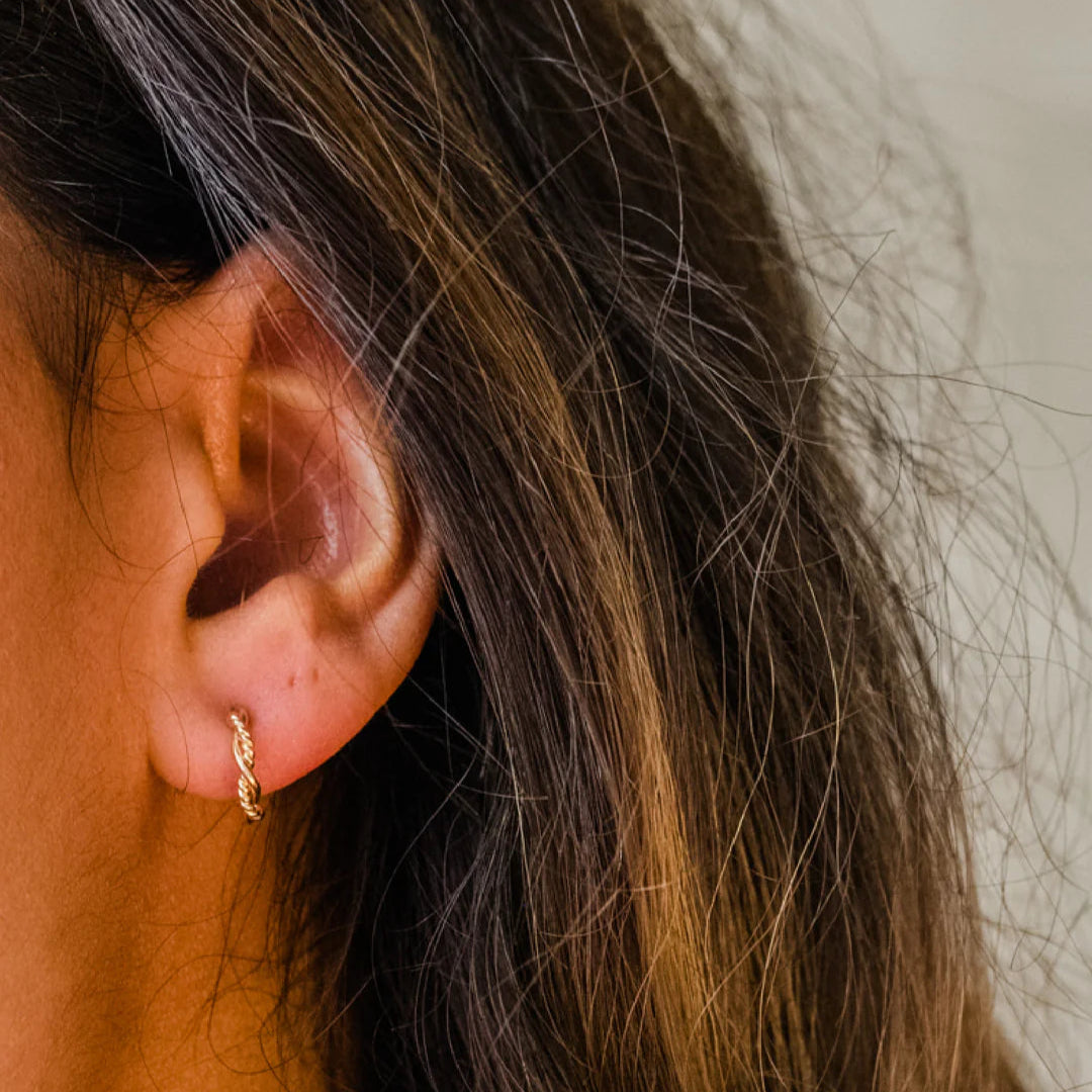 ABLE Braided Mini Hoops