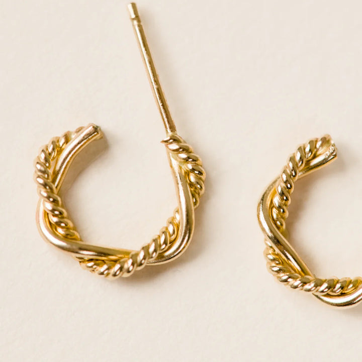 ABLE Braided Mini Hoops