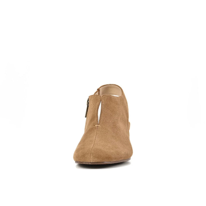 Antelope Drea Slingback Wedge in Taupe Suede