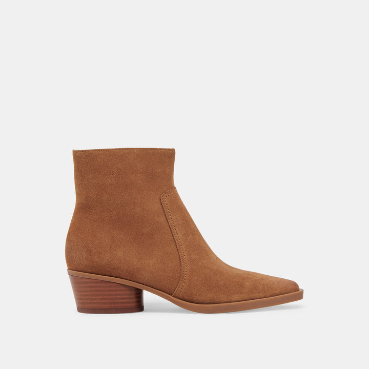 Fahari H2O Booties, Brown Suede