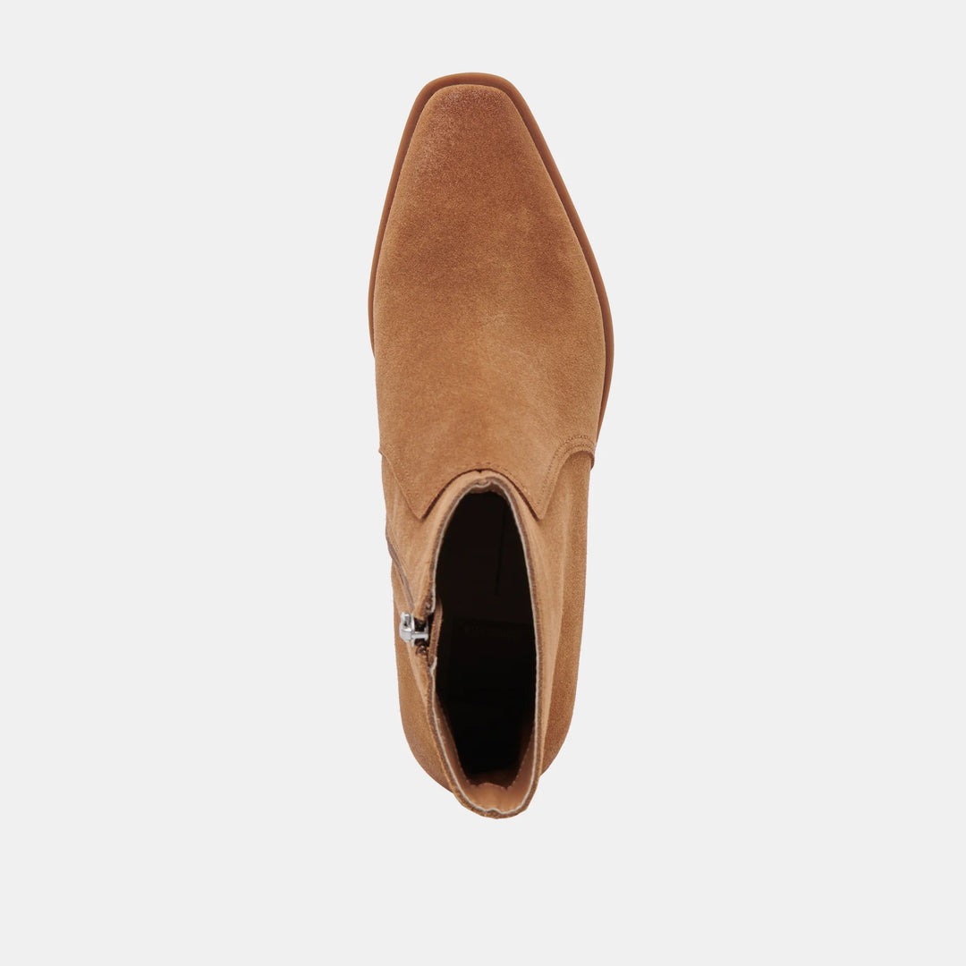 Fahari H2O Booties, Brown Suede