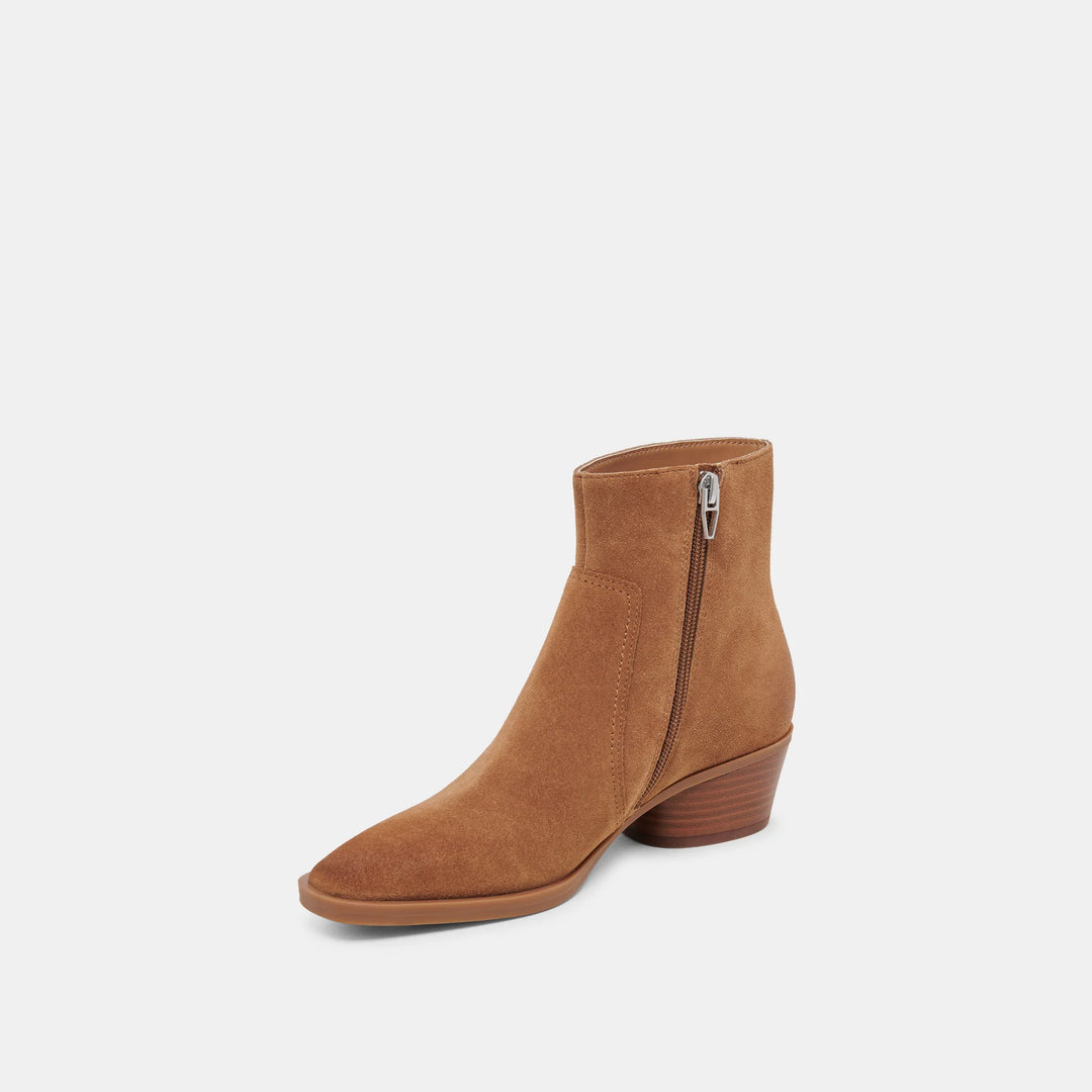 Fahari H2O Booties, Brown Suede