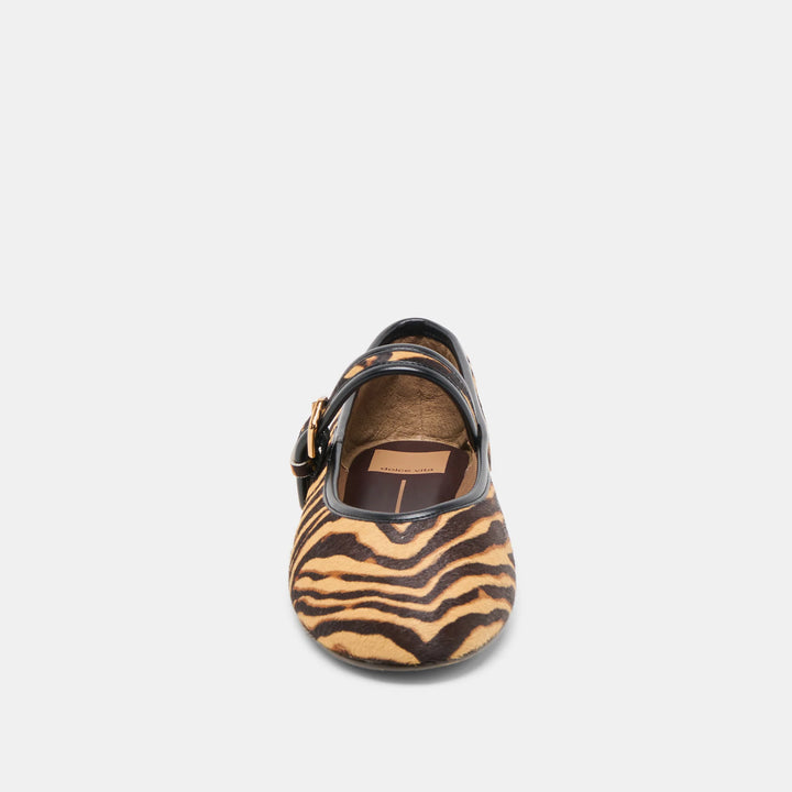 Dolce Vita Roslyn Ballet Flats in Tiger Calf Hair
