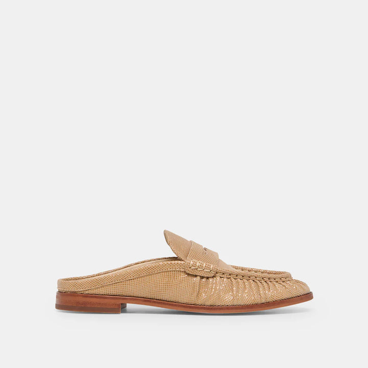 Dolce Vita Betzy Loafers Latte Embossed Suede