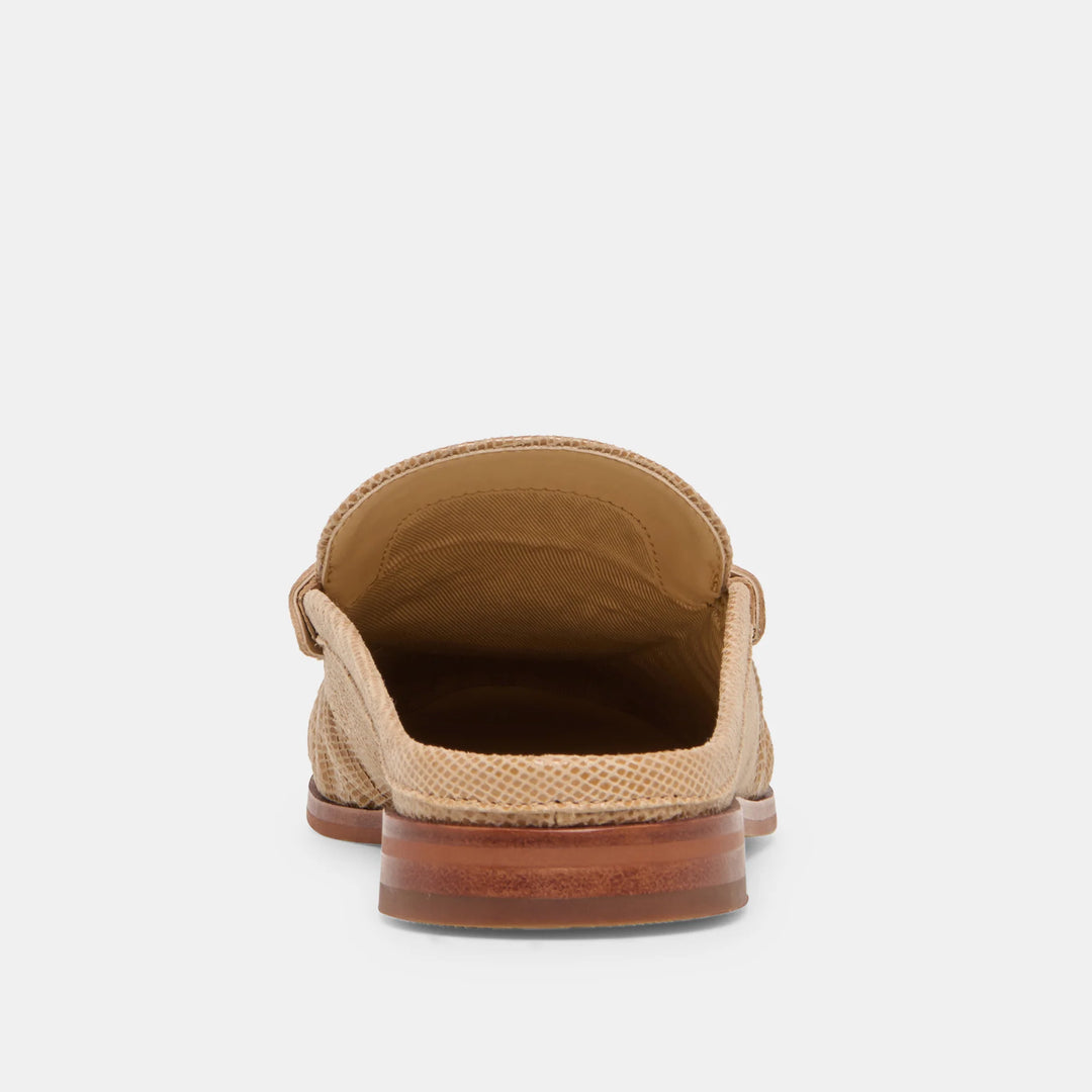 Dolce Vita Betzy Loafers Latte Embossed Suede