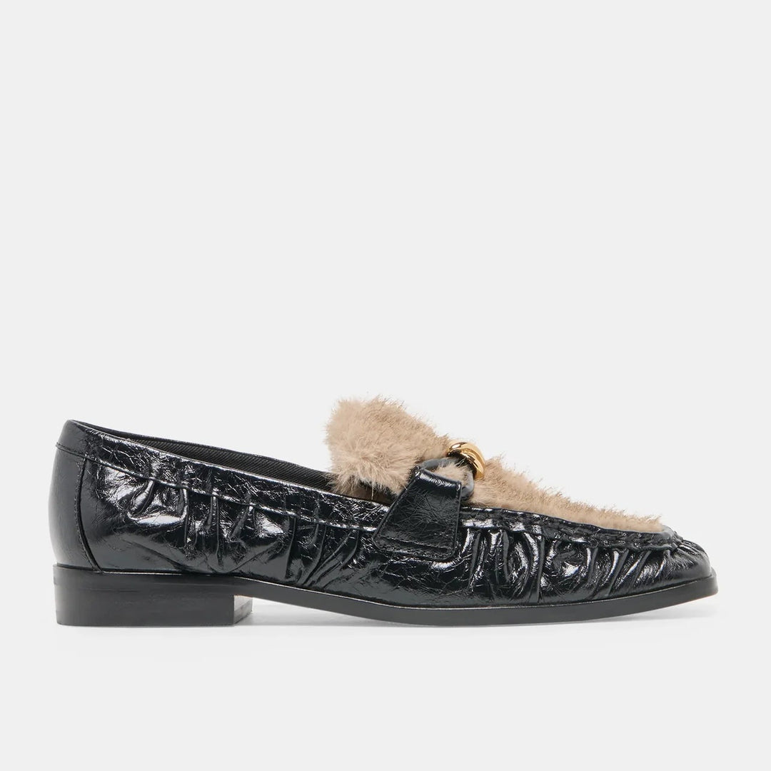 Dolce Vita Bonie Plush Midnight Crinkle Loafer