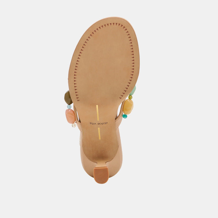 Dolce Vita Daksie Heels Cafe Leather