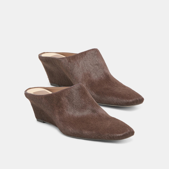 Dolce Vita Hilah Mules Chestnut Calf Hair