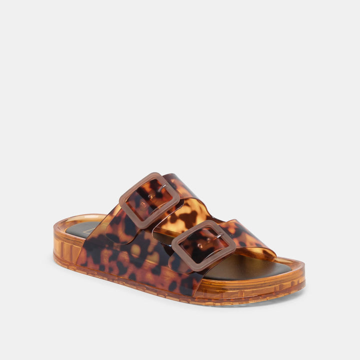 Dolce Vita Julio Sandals in Tortoise Vinyl