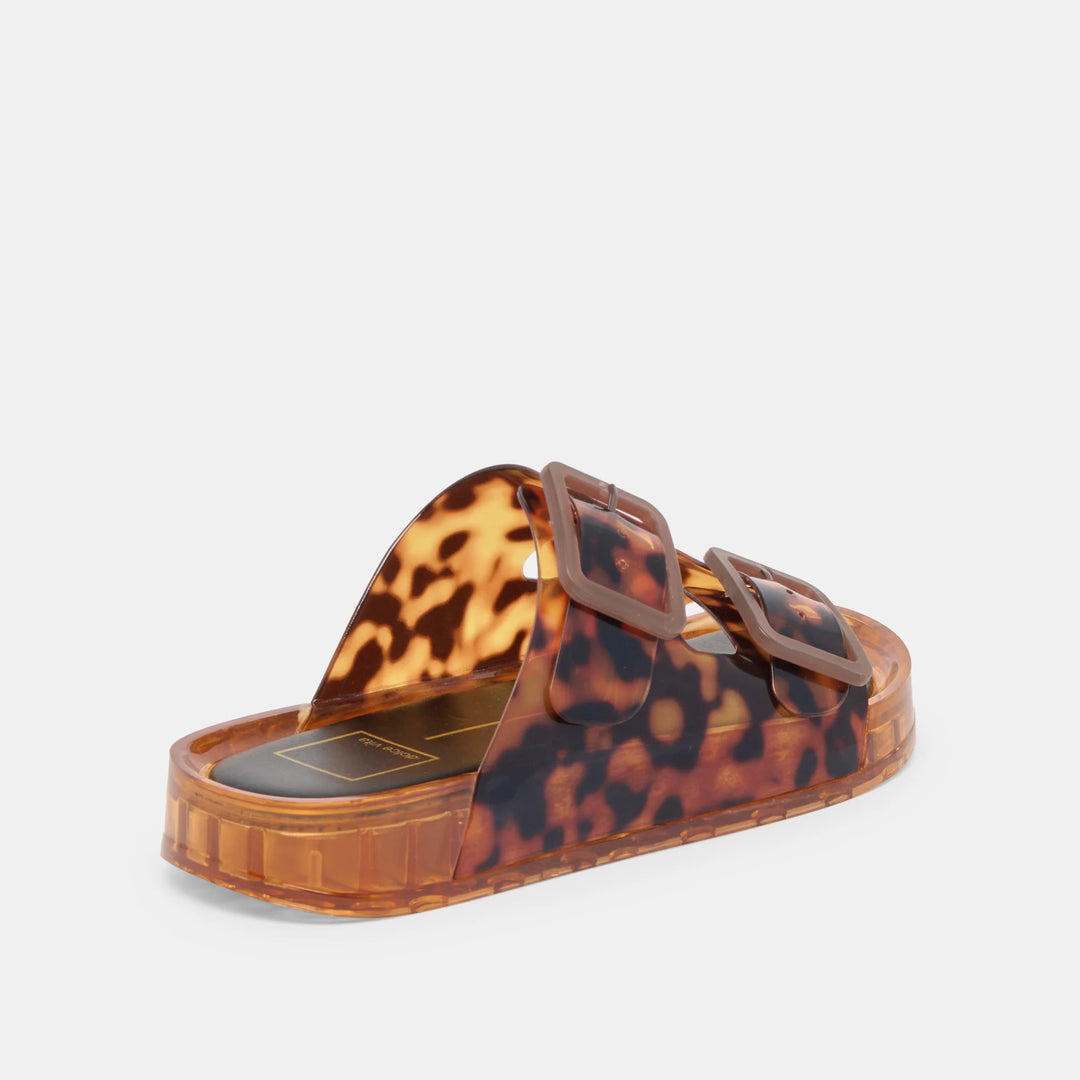 Dolce Vita Julio Sandals in Tortoise Vinyl