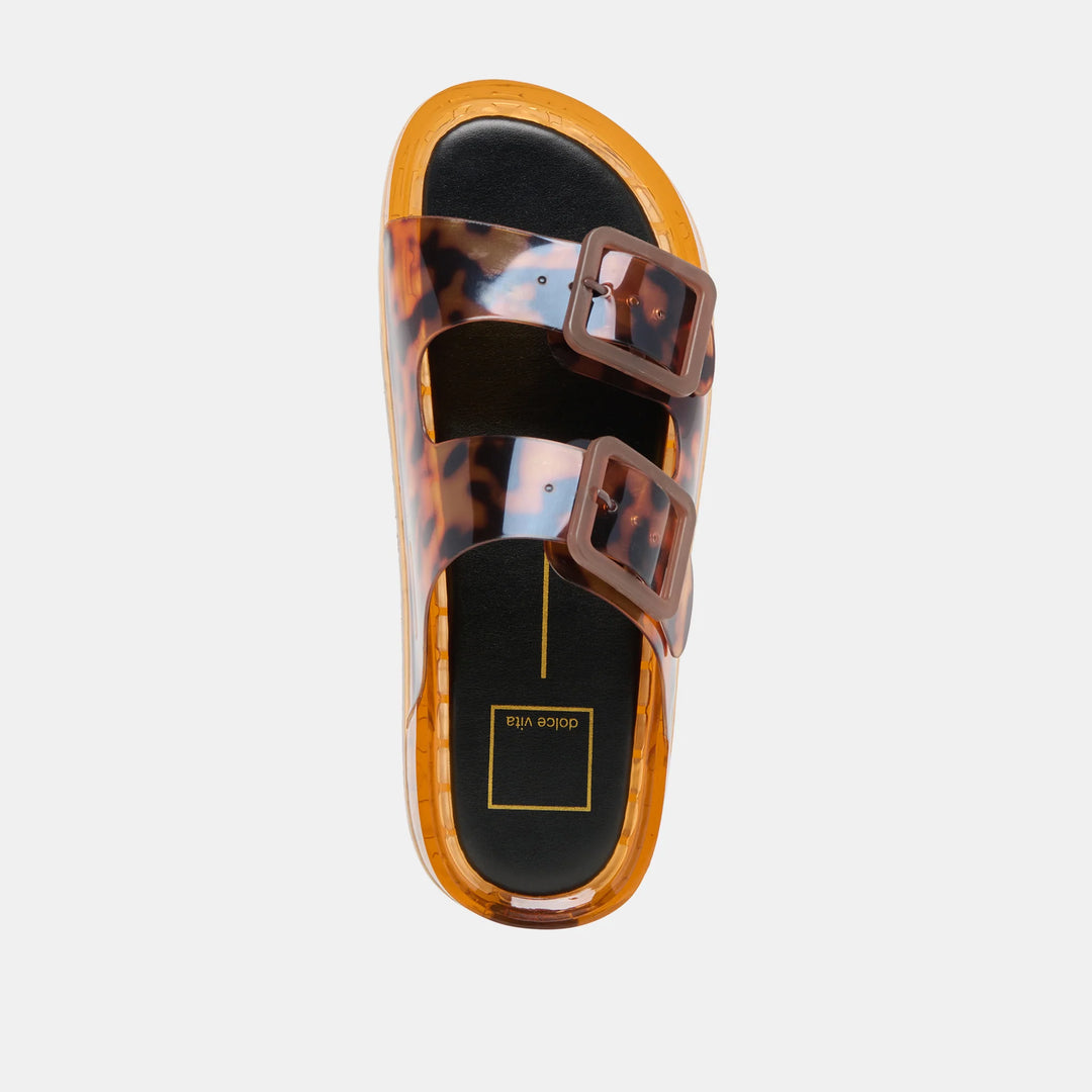 Dolce Vita Julio Sandals in Tortoise Vinyl