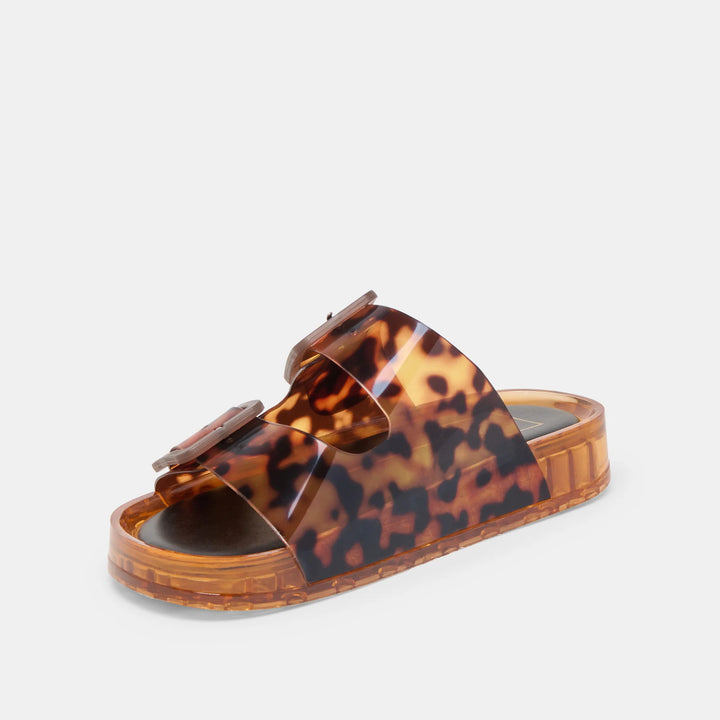 Dolce Vita Julio Sandals in Tortoise Vinyl