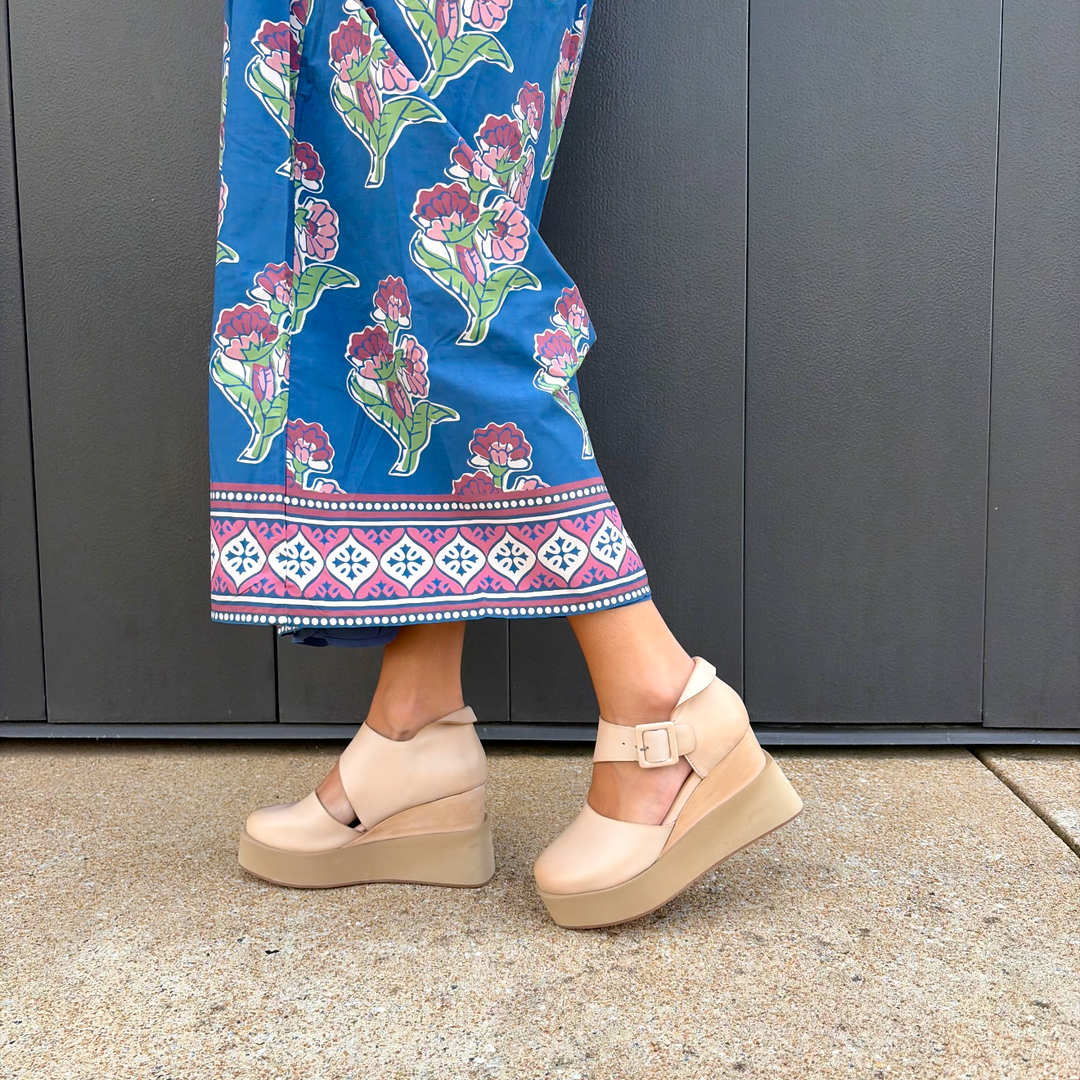 Antelope Teagan Wedge in Makeup Leather