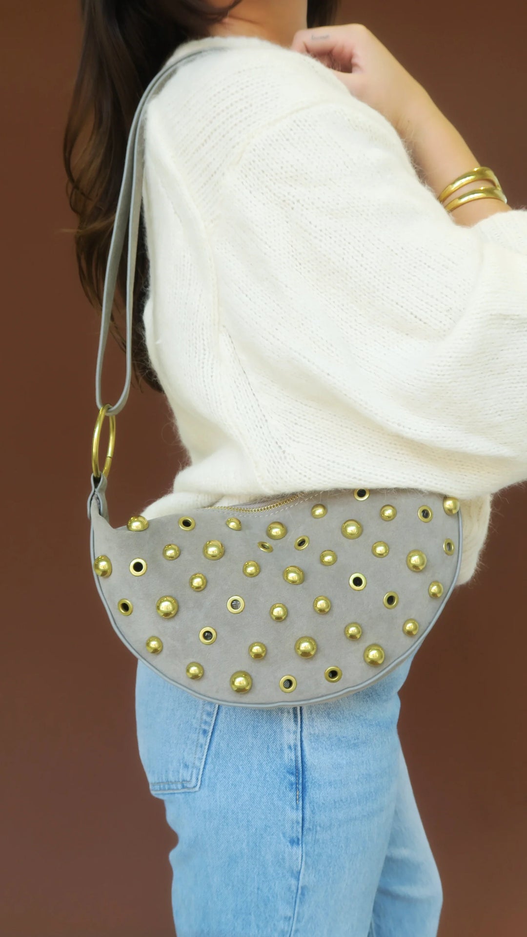 Maeve Studded Handbag
