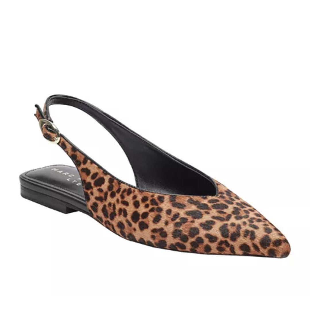 Marc Fisher LTD. Gabraly Calf Hair Slingback Flats