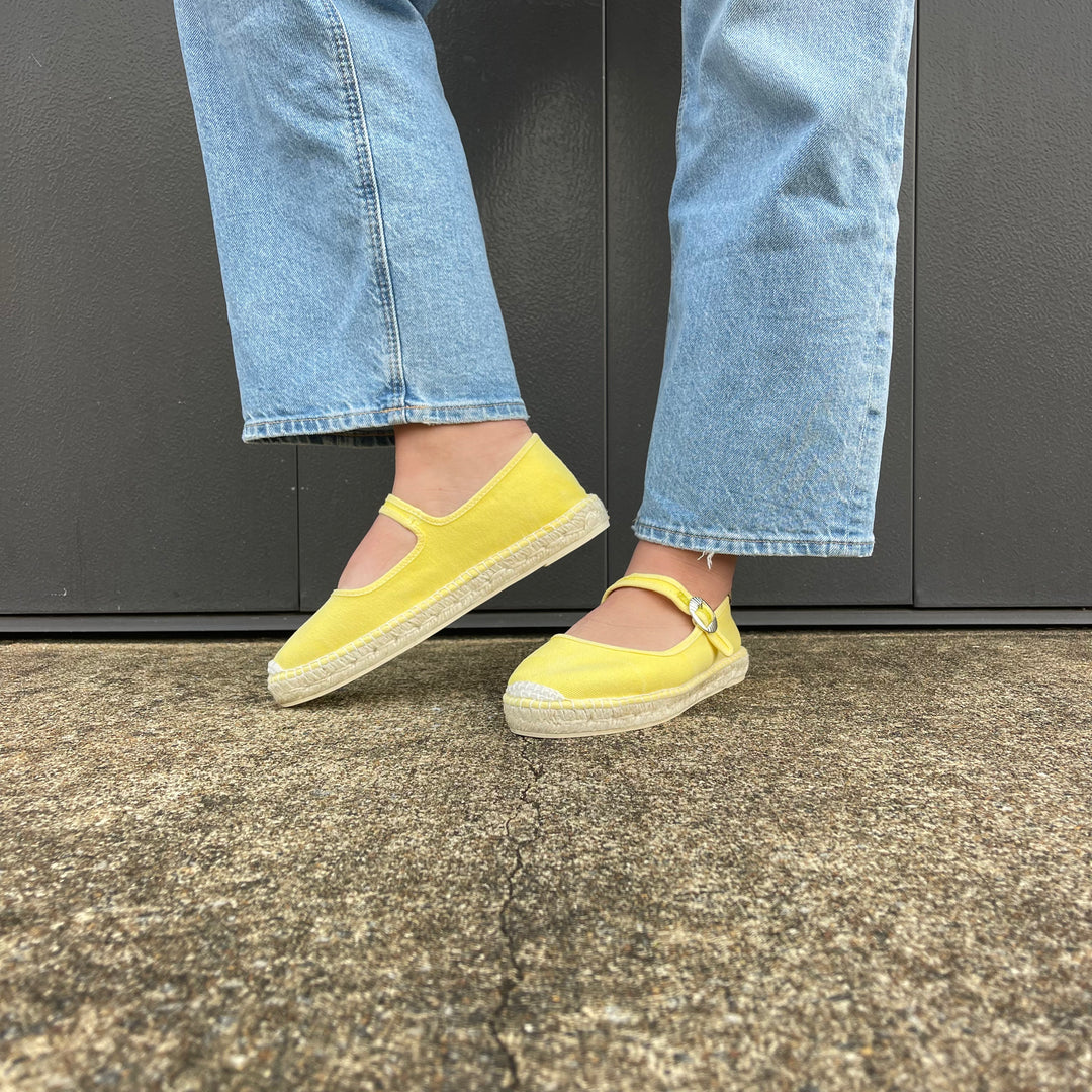 Free People Oasis Mary Jane Espadrilles, Sunkissed Yellow