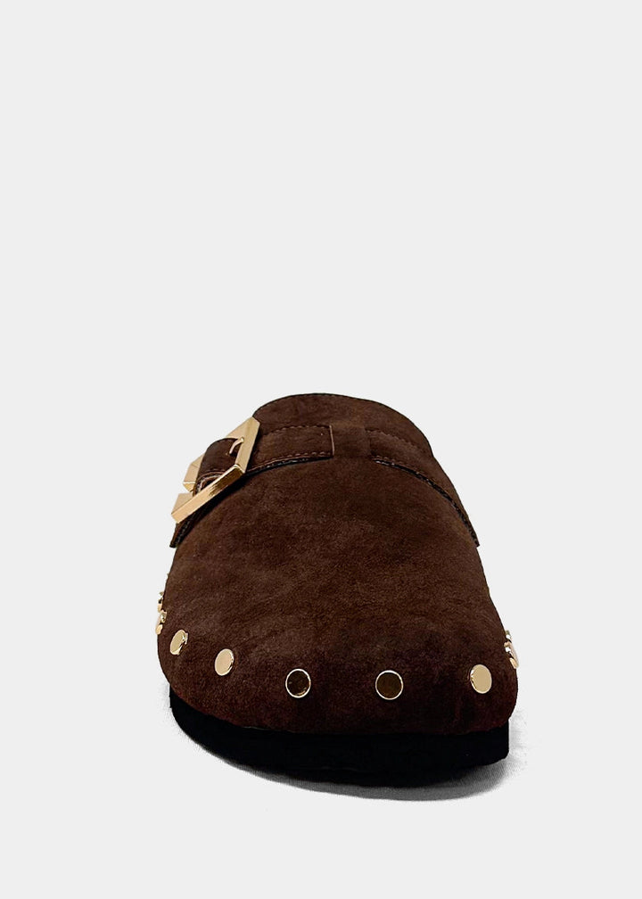 SHUSHOP Tori in Brown Suede