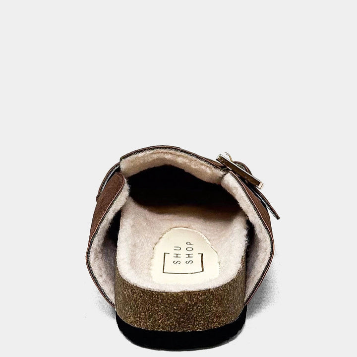 SHUSHOP Tori in Brown Suede