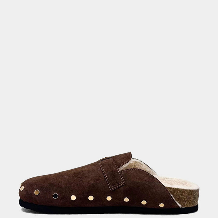 SHUSHOP Tori in Brown Suede
