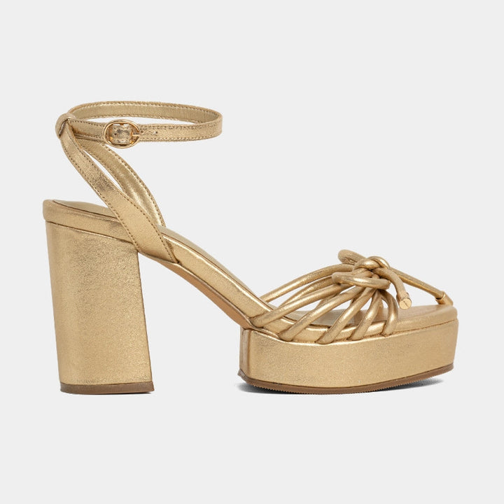 SHUSHOP Edith Heel in Gold