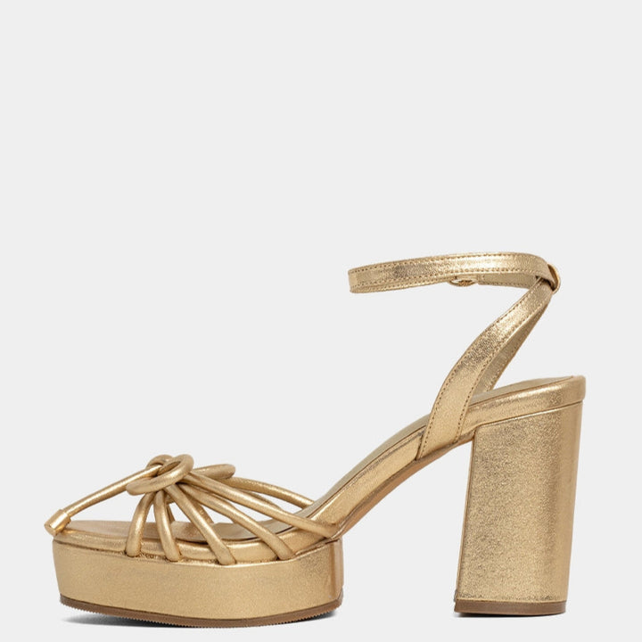 SHUSHOP Edith Heel in Gold
