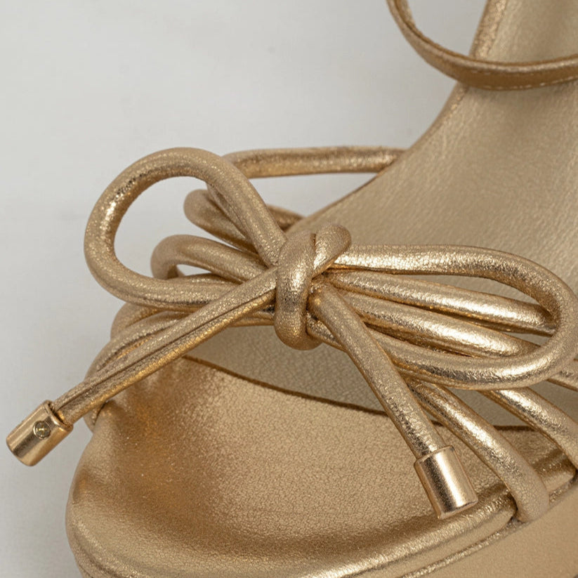 SHUSHOP Edith Heel in Gold