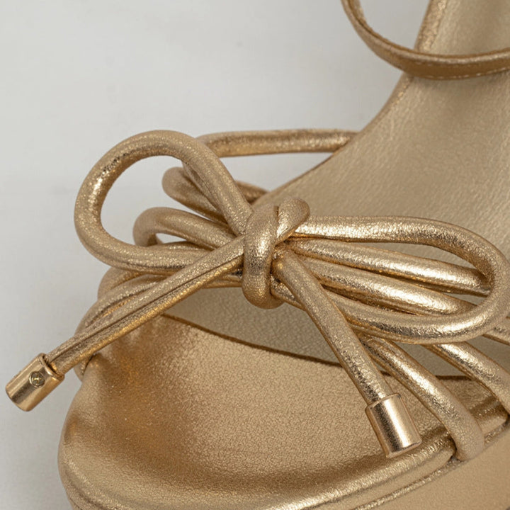 SHUSHOP Edith Heel in Gold